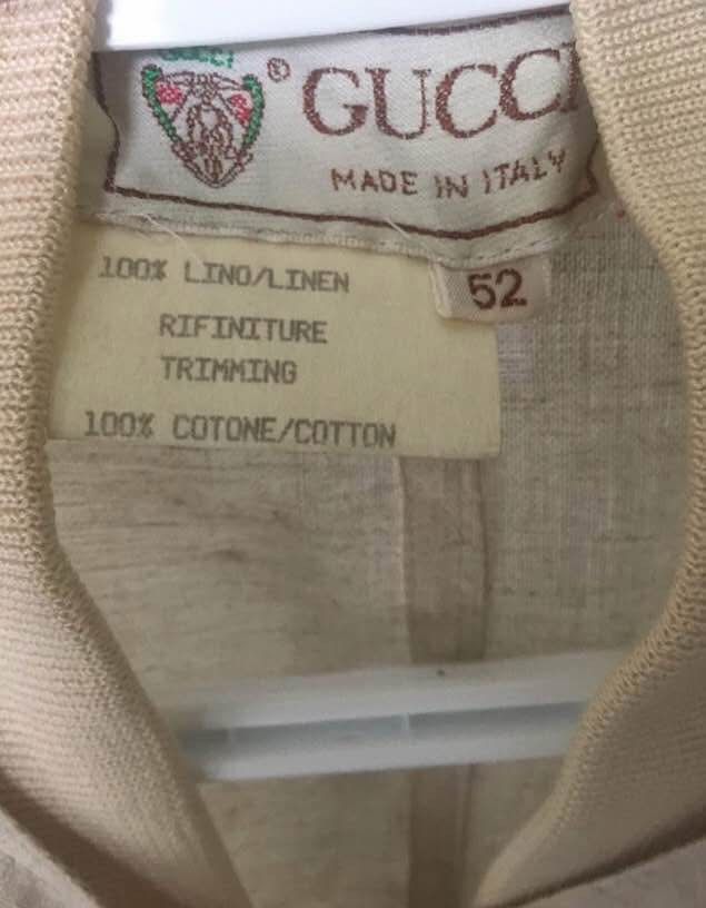 Gucci GUCCI Vintage linen bomber jacket. Size US L / EU 52-54 / 3 - 5 Thumbnail