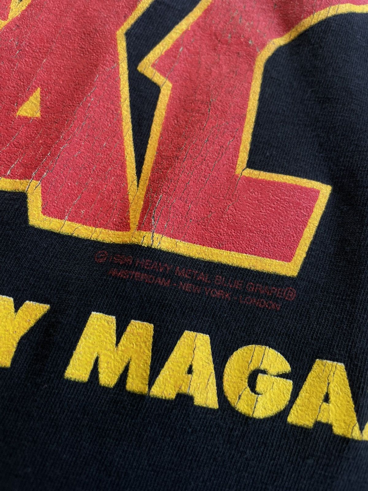 Anime × Vintage 1993 heavy metal magazine vintage shirt Size US XL / EU 56 / 4 - 7 Thumbnail