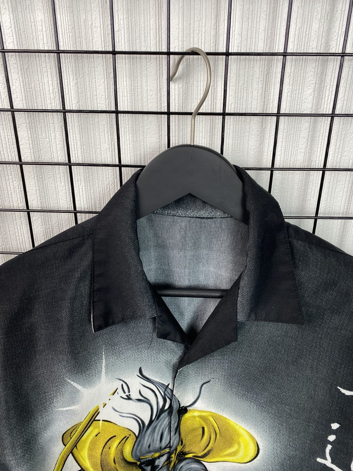 Other Samurai Warrior Men Button-Up Shirt Black Ninja Graphics Size US S / EU 44-46 / 1 - 12 Thumbnail