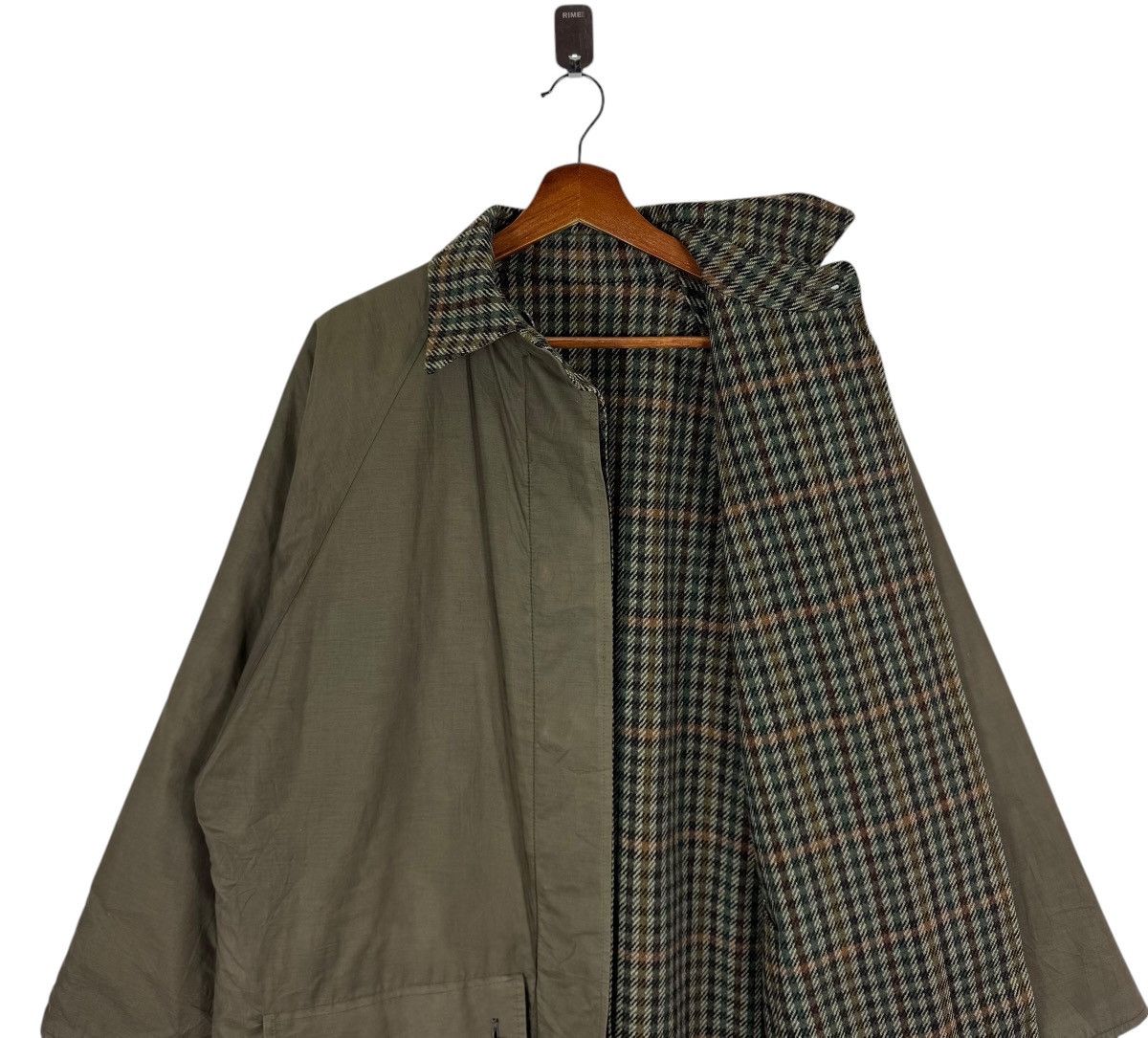 Aquascutum VINTAGE AQUASCUTUM REVERSIBLE MONOGRAM CHECKED OVERCOAT Size US M / EU 48-50 / 2 - 3 Thumbnail