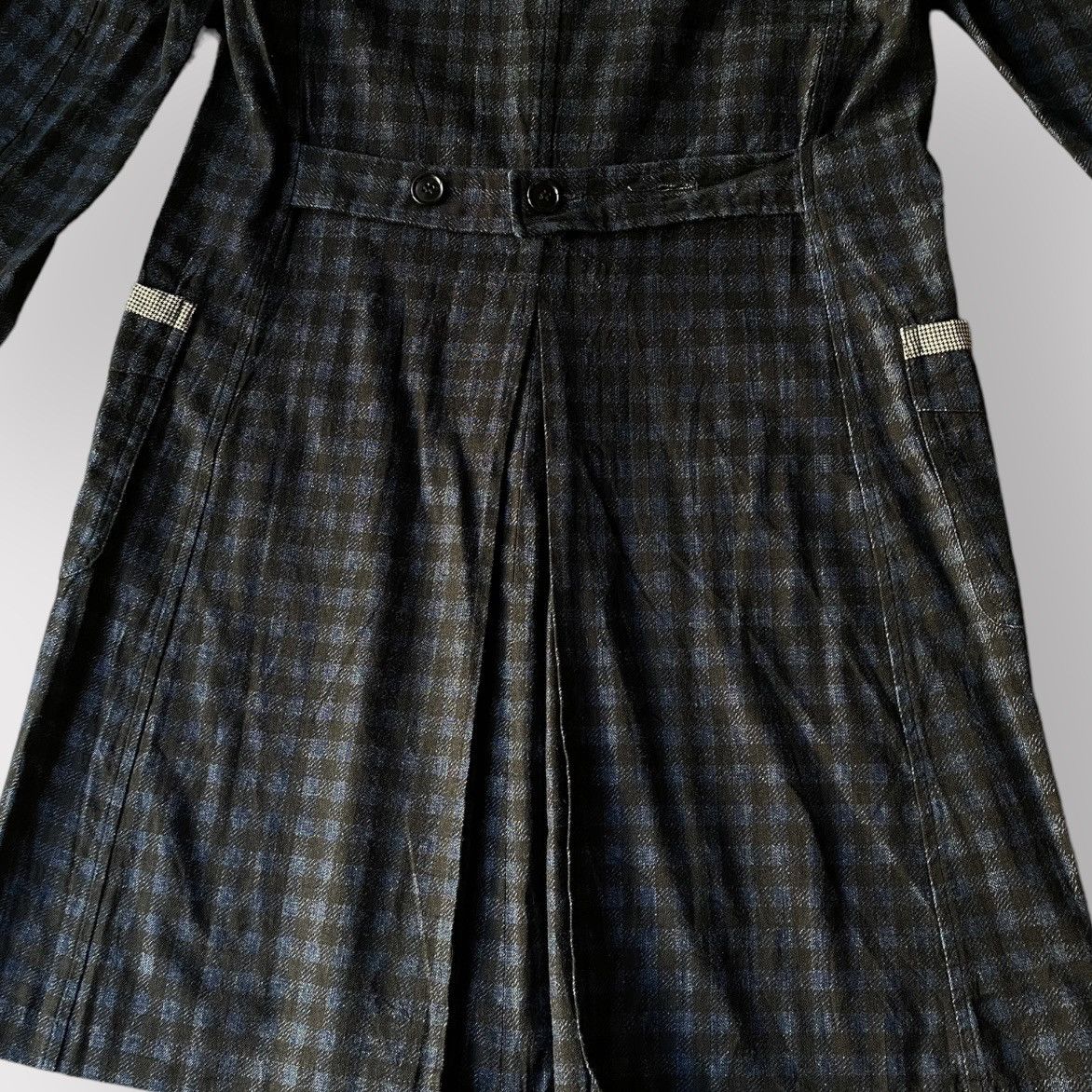 Comme des Garcons Comme Des Garcons Blue Plaid Cotton Dress Size S / US 4 / IT 40 - 5 Thumbnail