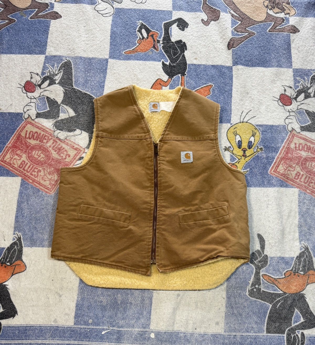 Carhartt Vintage carhartt work vest Size US XL / EU 56 / 4 - 1 Thumbnail