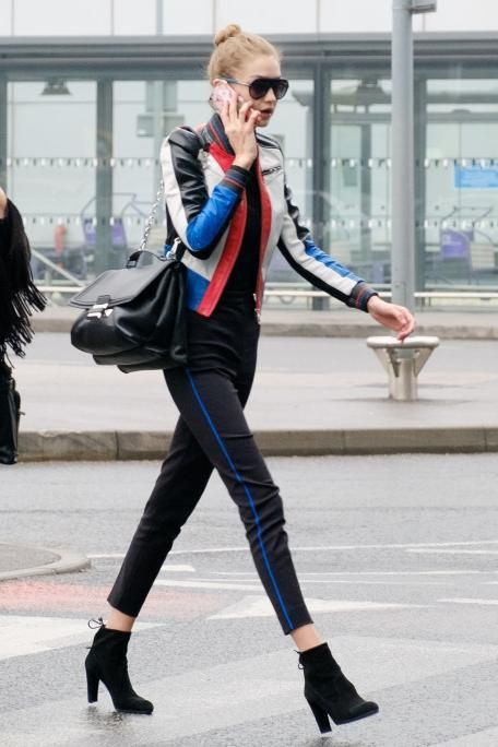 Versace Versace Leather Biker Moto Jacket Designer Gigi Hadid Size L / US 10 / IT 46 - 19 Thumbnail