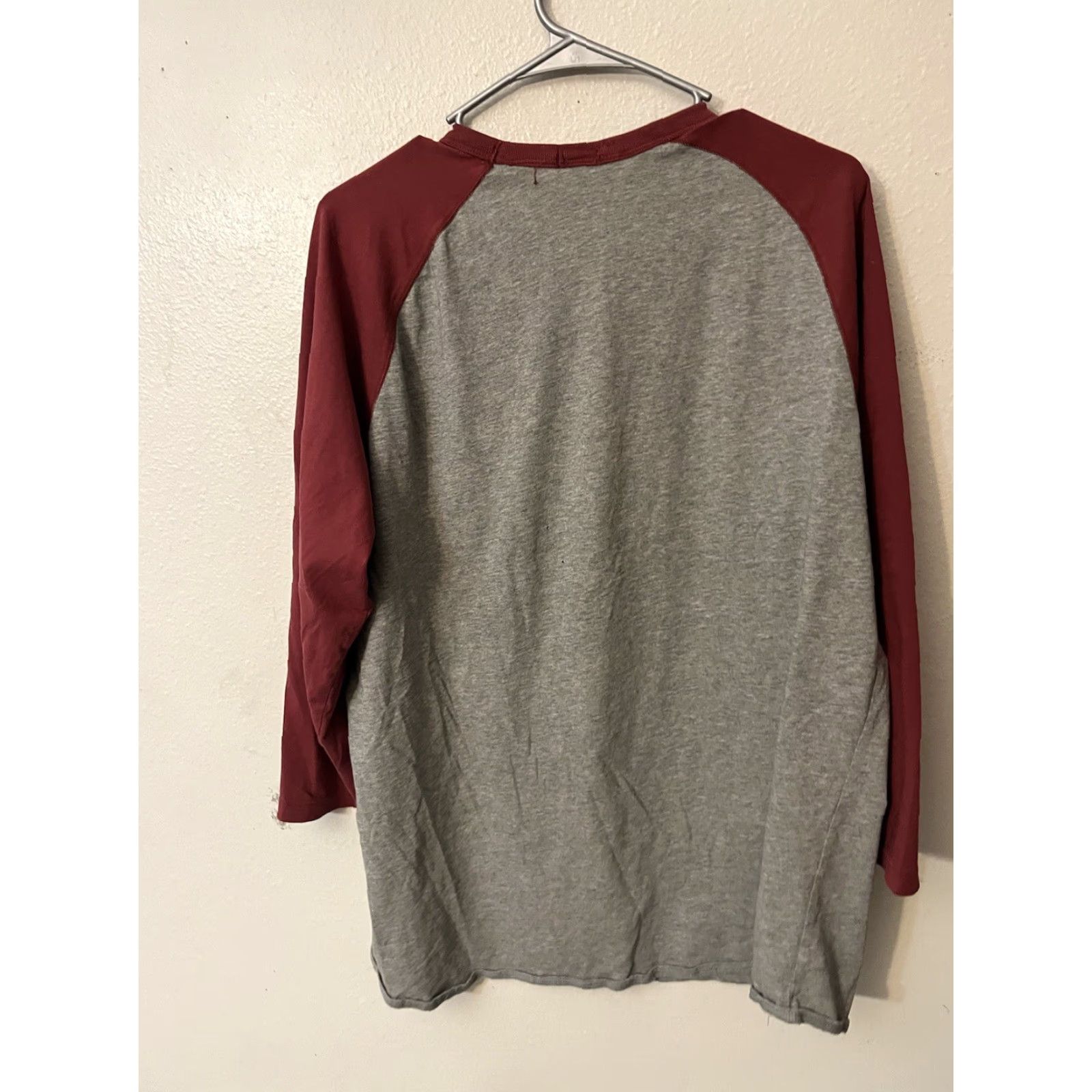 Gap VINTAGE Gap Men’s Short 3/4 Sleeve Raglan Tee Baseball Gray 2XL Size US 39 - 3 Thumbnail
