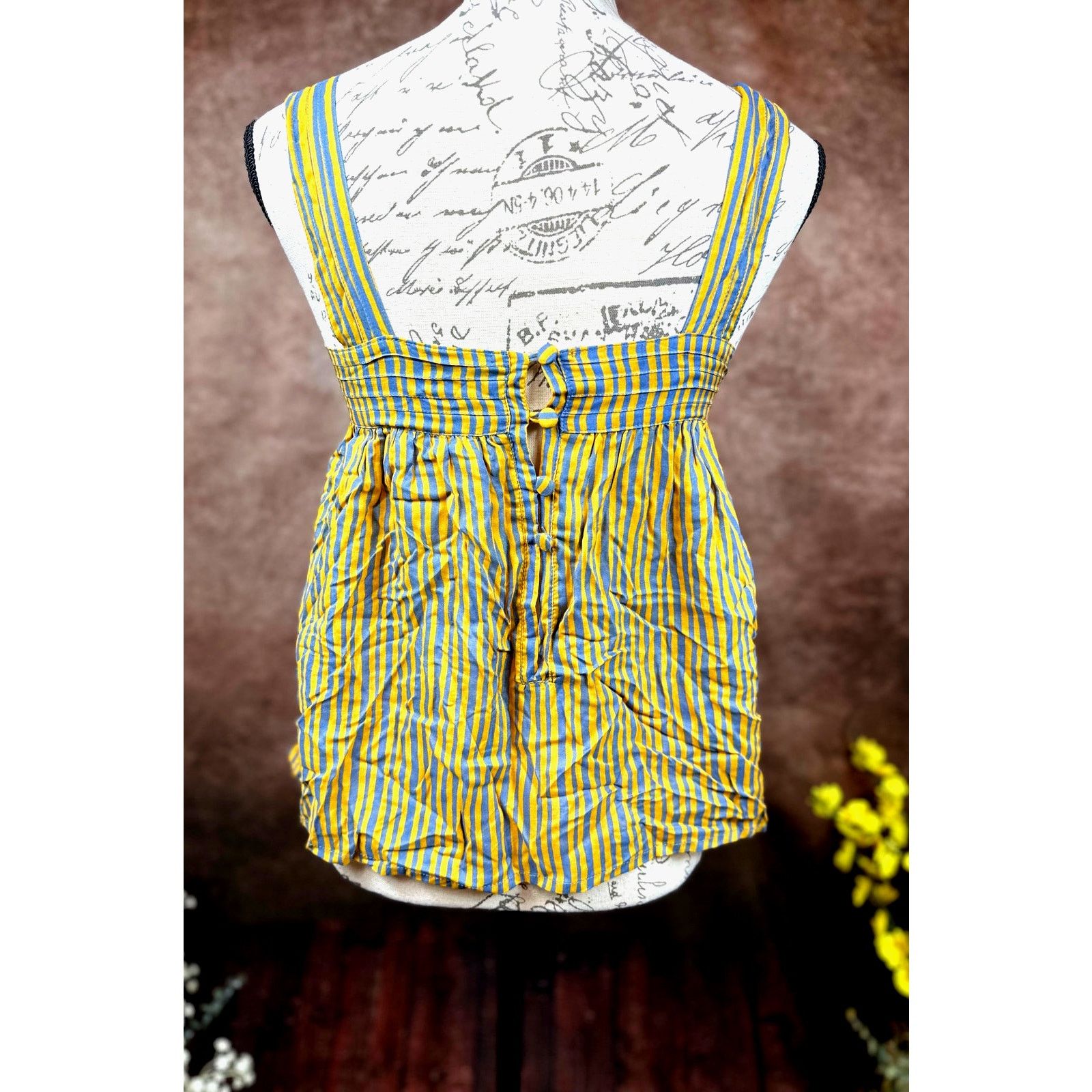 Natalie Martin Natalie Martin Jasmine Top Painted Stripe Dandelion size XS Size XS / US 0-2 / IT 36-38 - 7 Thumbnail