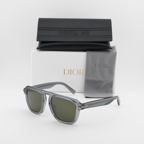 Dior Dior DIORBLACKSUIT S15F 45C0 Sunglasses Grey Square Frame Size ONE SIZE - 10 Thumbnail
