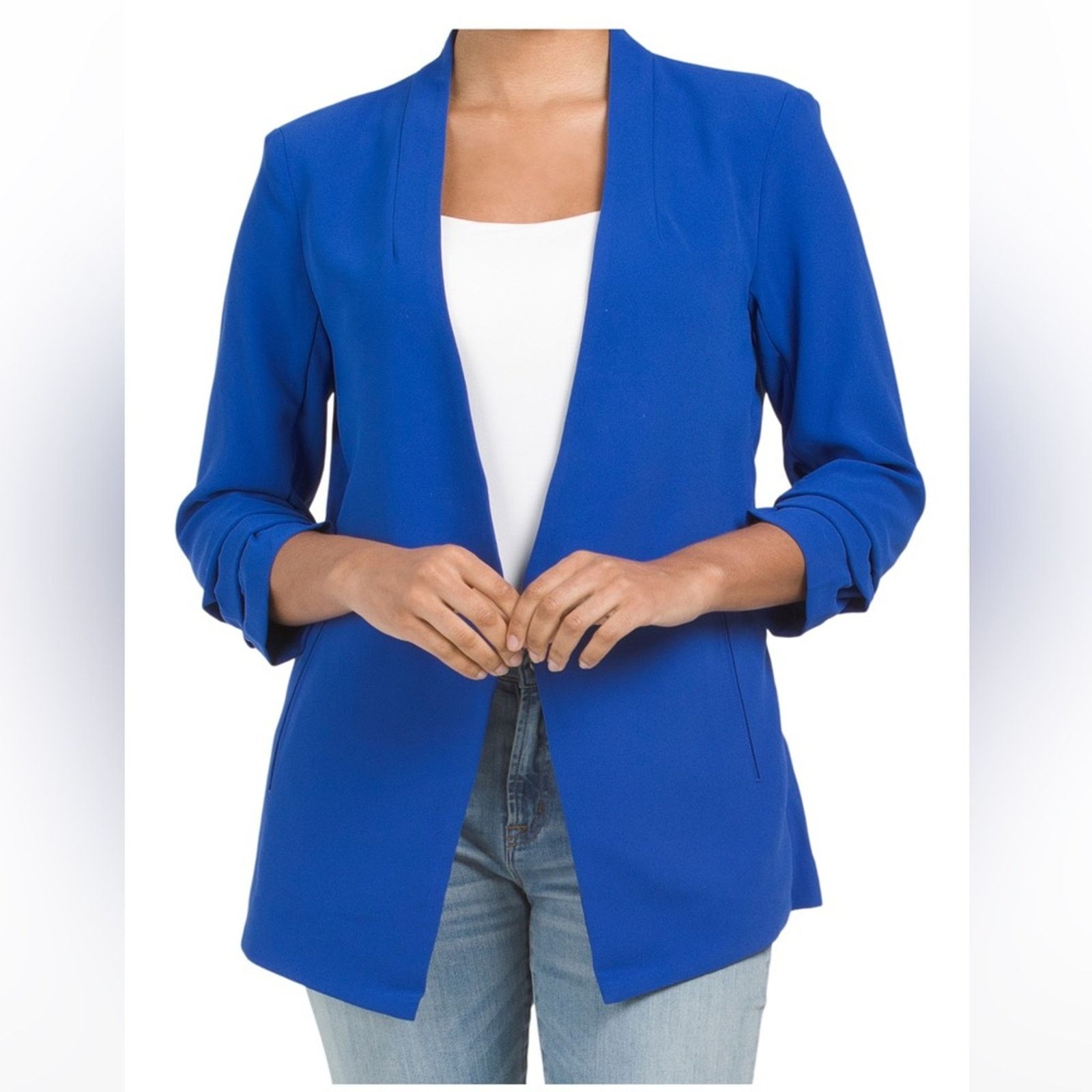 Rachel Zoe RACHEL ZOE Regular Size Power Blazer‎ Size L / US 10 / IT 46 - 1 Thumbnail