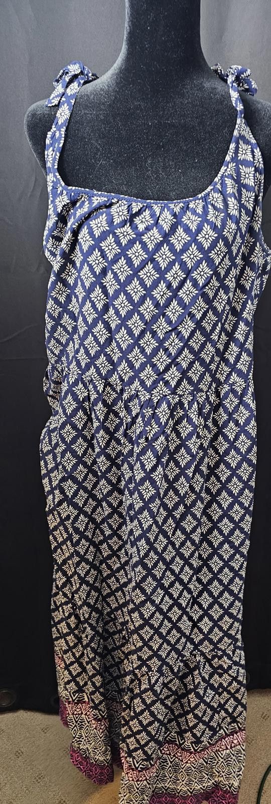 Other Beach Lunch Lounge Maxi Dress Blue Womens Size M Size M / US 6-8 / IT 42-44 - 4 Thumbnail