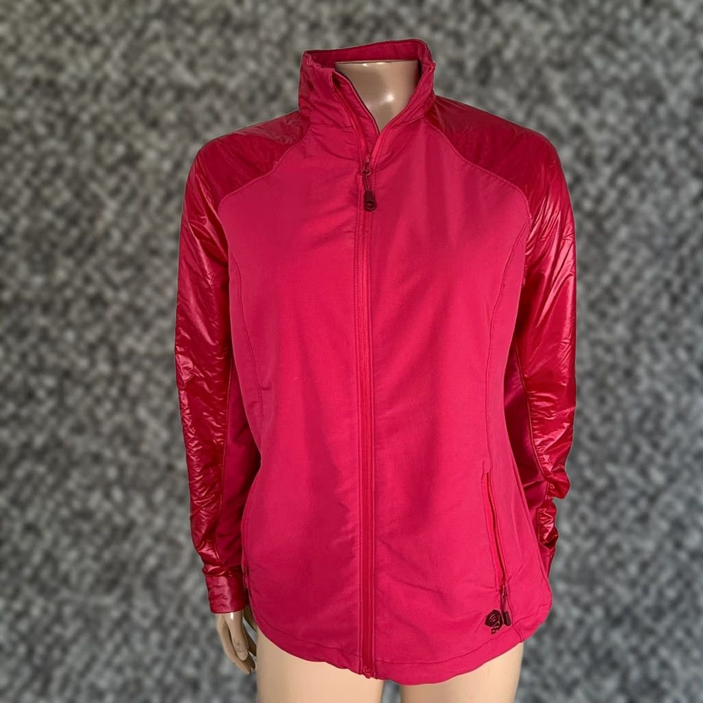 Mountain Hardwear Mountain Hardwear Chokina Jacket Womens Medium Pink Zip Short Nylon Softshell C4-19 Size M / US 6-8 / IT 42-44 - 1 Thumbnail