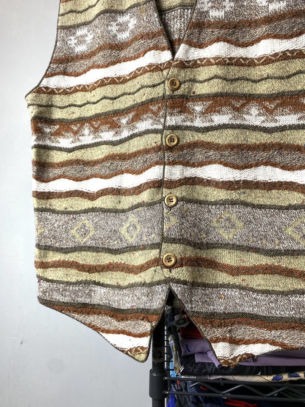 Coogi Rare! Vintage Coogi Style Vest Sweater Western Cowboy Style Size US L / EU 52-54 / 3 - 8 Thumbnail