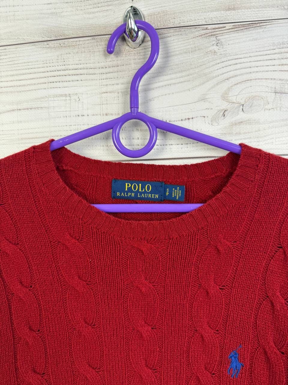 Polo Ralph Lauren Polo Ralph Lauren Sweater Mens Cable Knit Crewneck Pullover Size US S / EU 44-46 / 1 - 4 Thumbnail