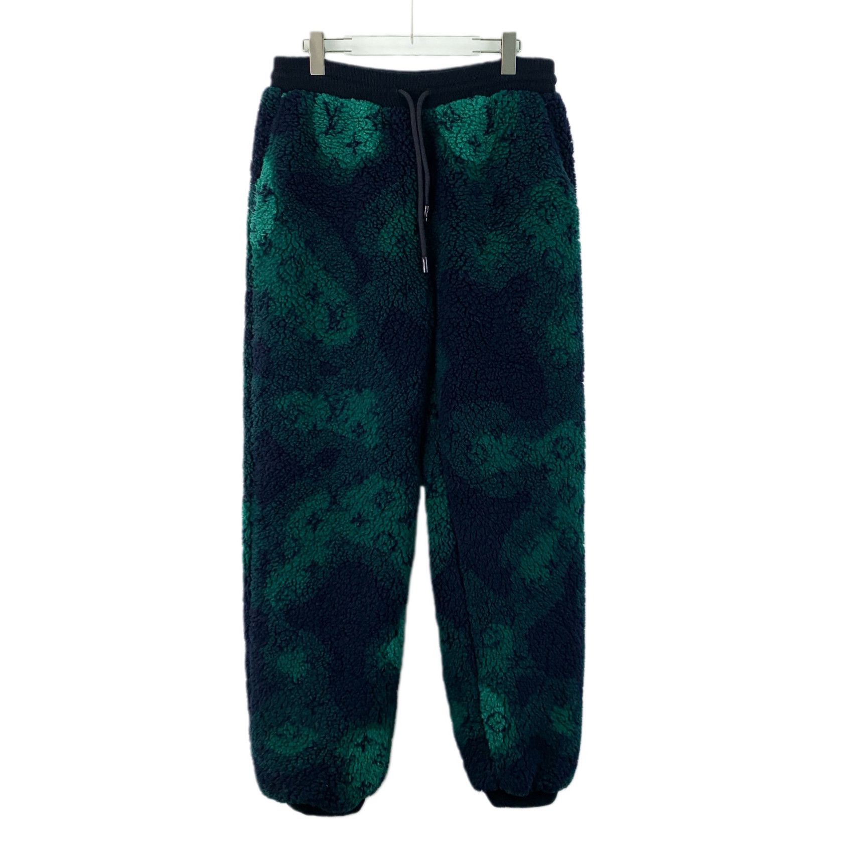Louis Vuitton Louis Vuitton Green Monogram Fleece Pants (Size XL) Size US 34 / EU 50 - 1 Thumbnail
