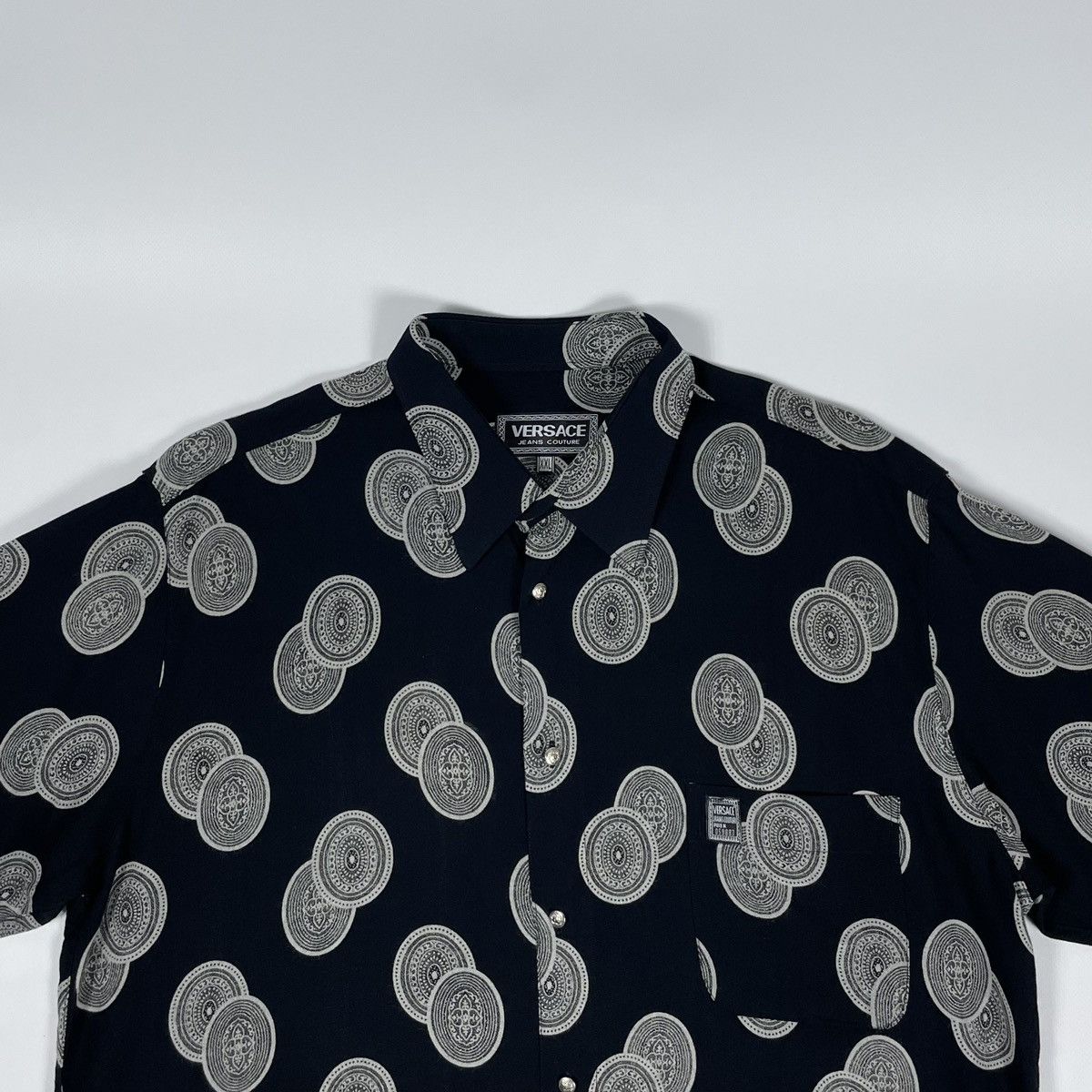 Versace Jeans Couture Vintage Versace Jeans Couture Shirt monogram print Size US XL / EU 56 / 4 - 3 Thumbnail