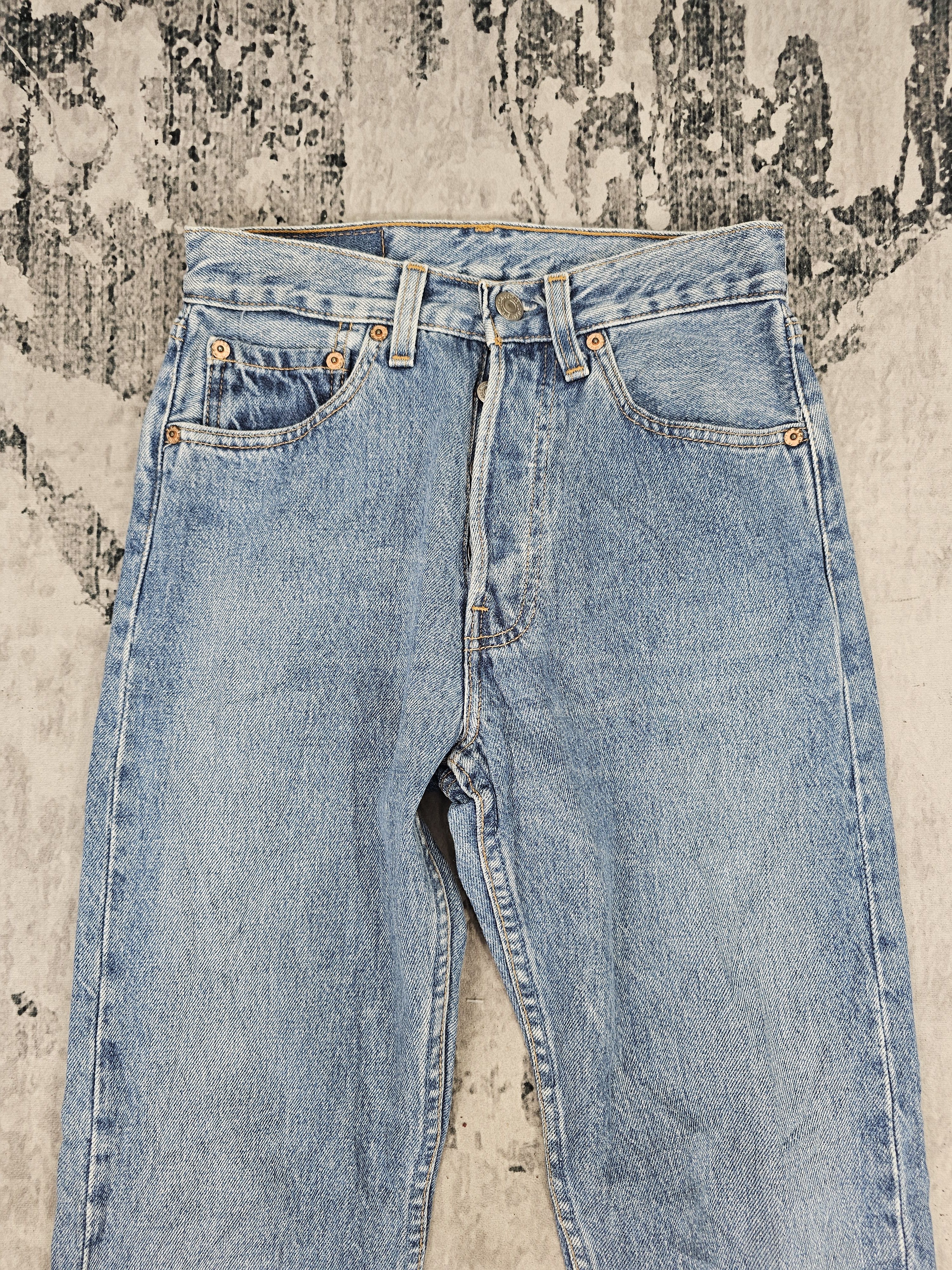 Levi's Vintage Clothing Vtg 90'S LEVIS 6501 For Women High Rise Faded Jeans L0508 Size 25" / US 0 / IT 36 - 6 Thumbnail