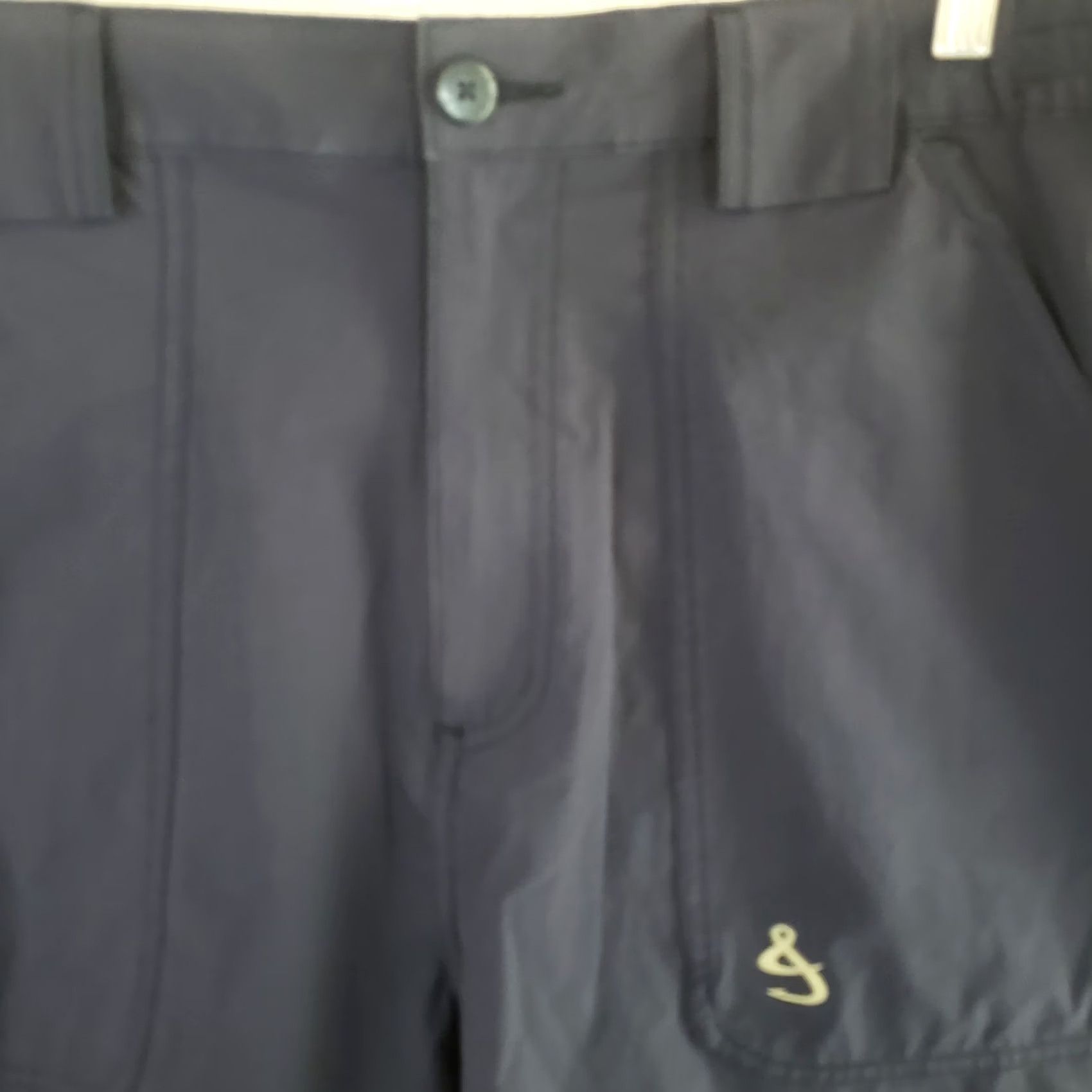 Vintage Hook & Tackle Fishing Shorts Mens 38x6 Blue Quick Dry Nylon Cargo Pockets Camping Outdoor Casual 90s? Size US 38 / EU 54 - 3 Thumbnail