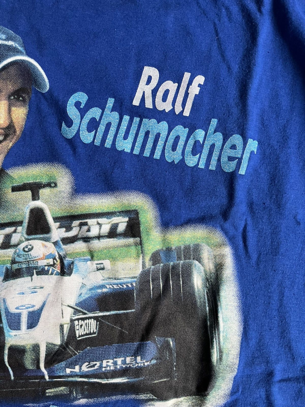Formula 1 × Vintage Vintage 90s Ralf Schumacher BMW Williams F1 Racing Team Tee Size US XXL / EU 58 / 5 - 4 Thumbnail