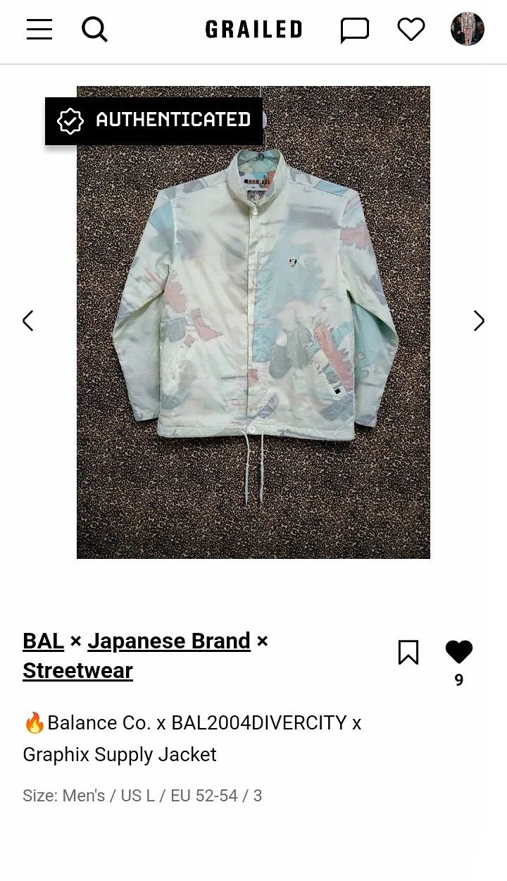 BAL 🔥Balance Co. x BAL2004DIVERCITY x Graphix Supply Jacket Size US L / EU 52-54 / 3 - 18 Thumbnail