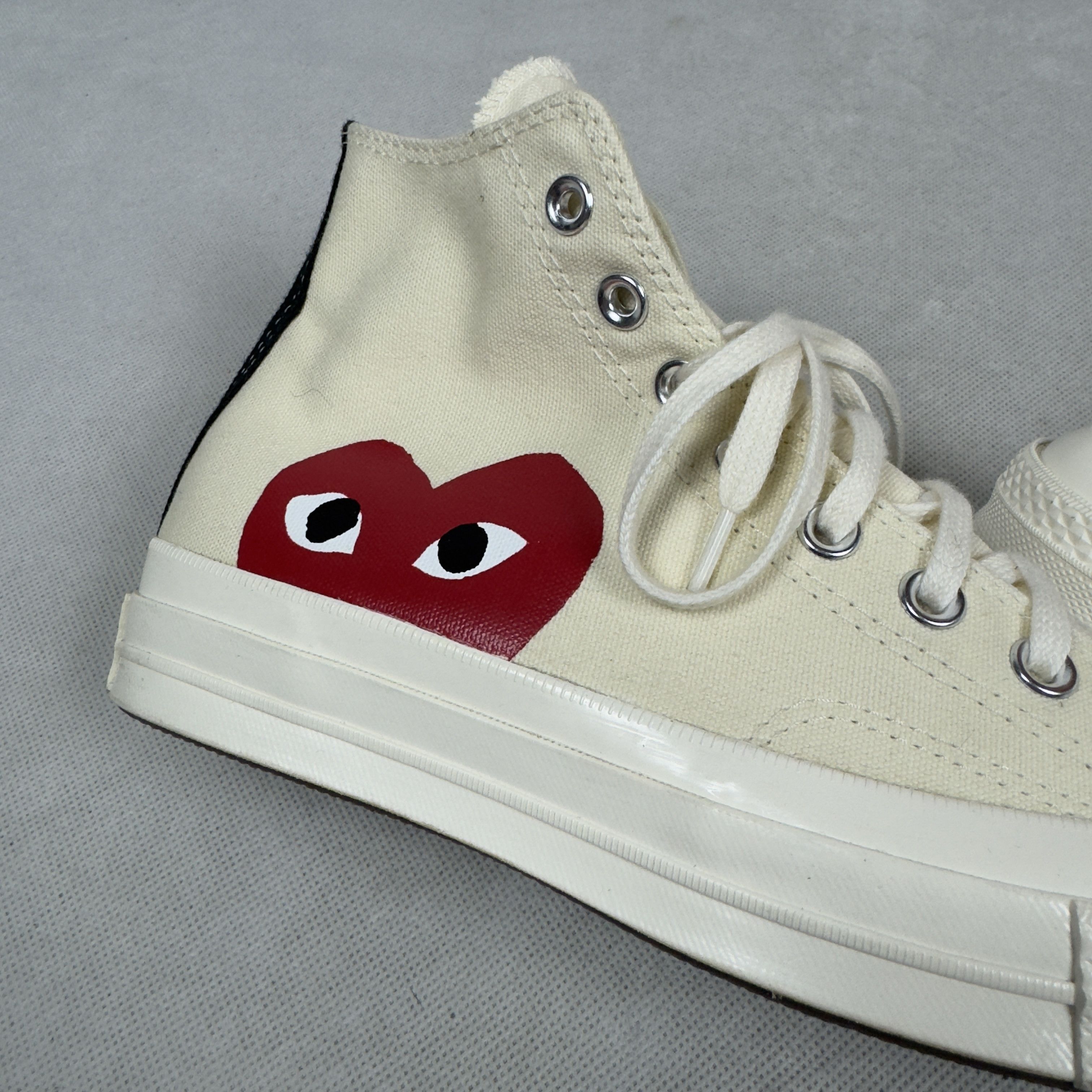 Comme des Garcons × Converse Converse Chuck 70 CDG HI 150205C Unisex Skate Shoes M7/W9 Size US 7 / EU 40 - 4 Thumbnail