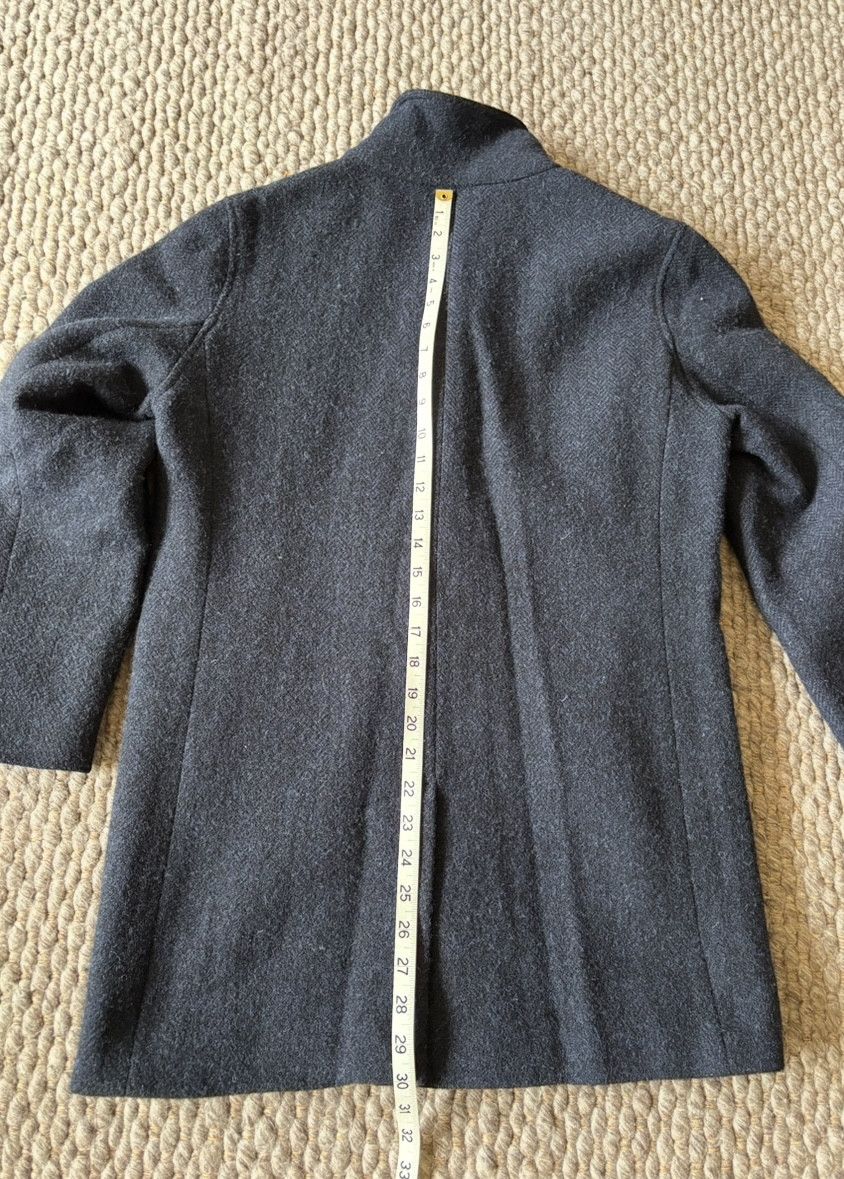 8.15 August Fifteenth Harris Tweed Wool Topper Topcoat Navy Mix Size US S / EU 44-46 / 1 - 12 Thumbnail