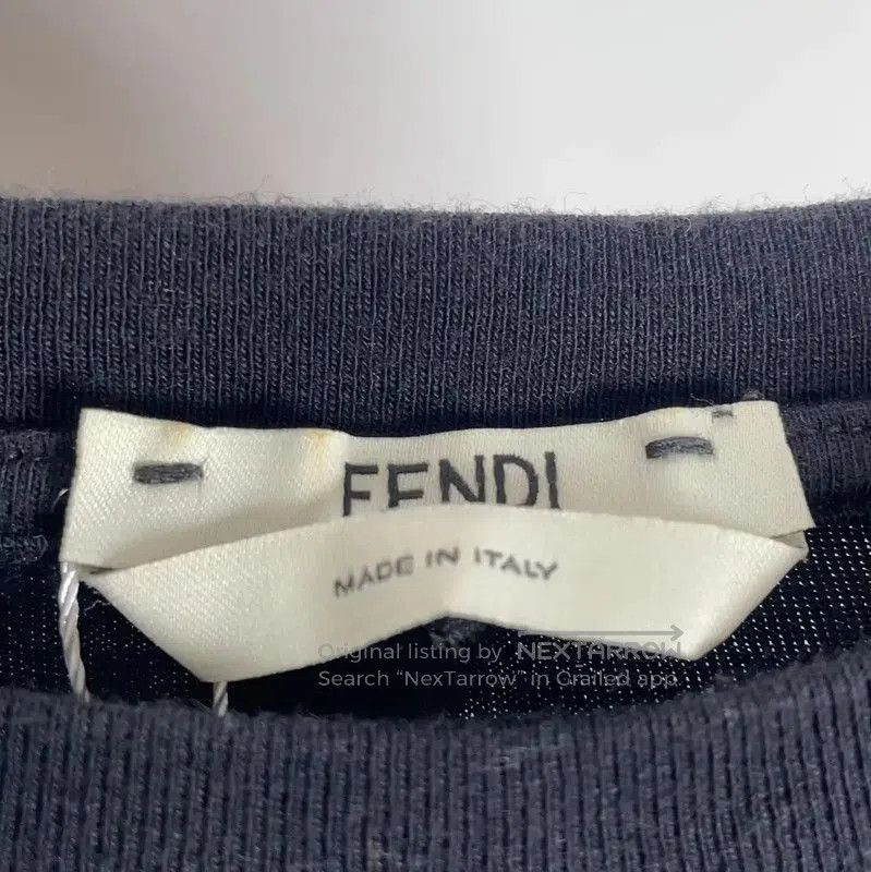 Fendi Fendi Summer Black Cotton T-Shirt . Size XXS / US 00 / IT 34 - 4 Thumbnail