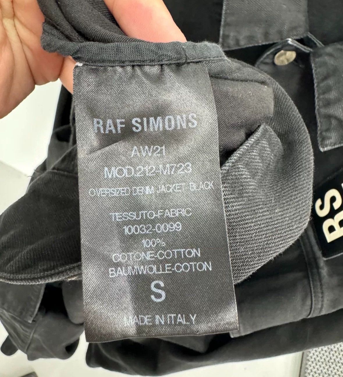 Raf Simons RAF SIMONS slogan leather tag jacket2412-Nextarrow Size US S / EU 44-46 / 1 - 8 Thumbnail