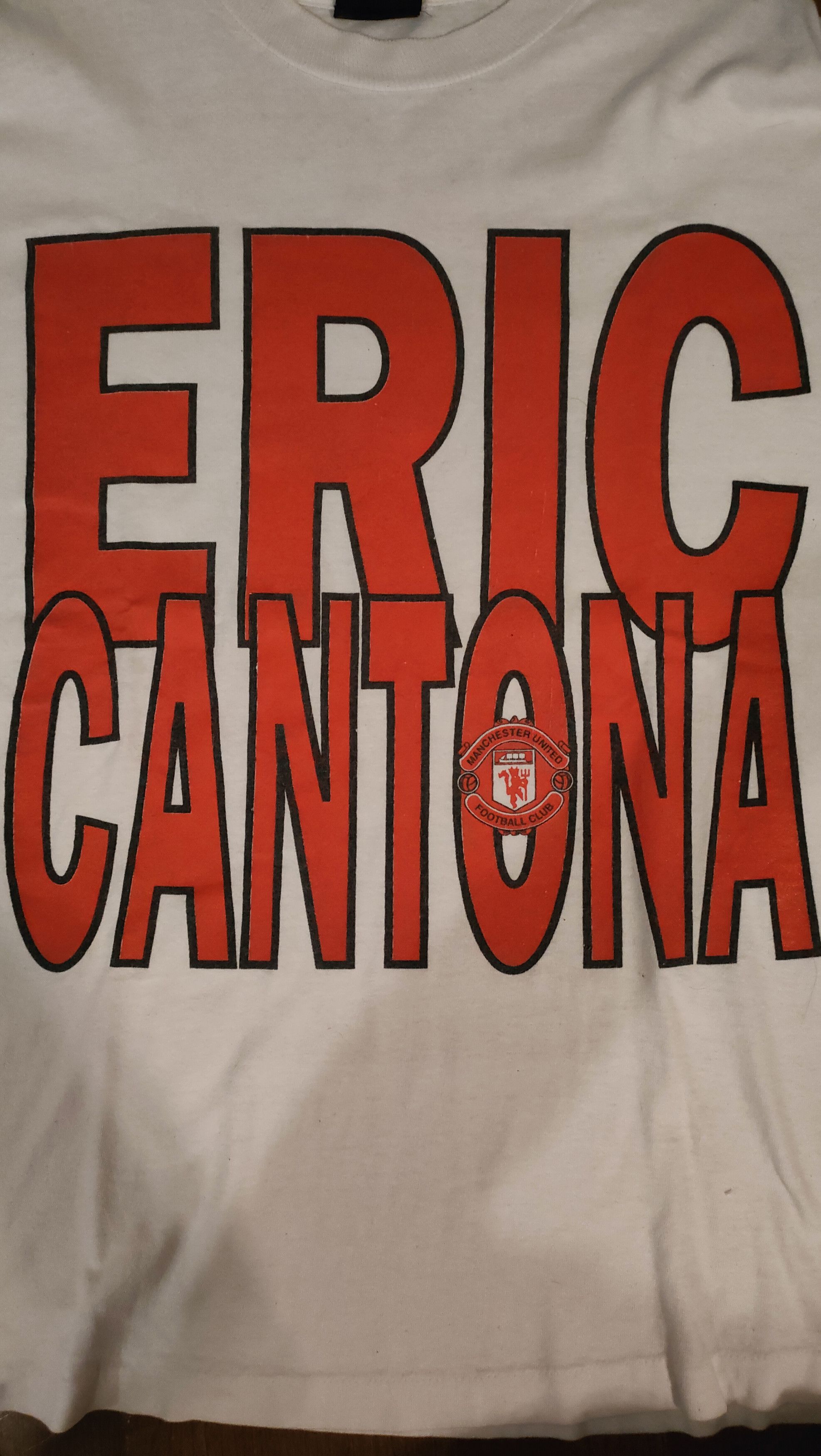 Vintage VINTAGE Manchester United Eric Cantona Shirt Size US XL / EU 56 / 4 - 1 Thumbnail