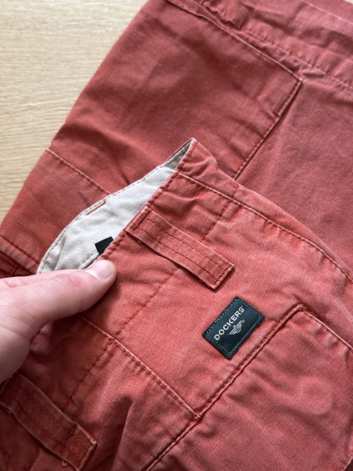 Dockers Vintage 00’s Dockers Faded Cargo Shorts Size US 30 / EU 46 - 4 Thumbnail