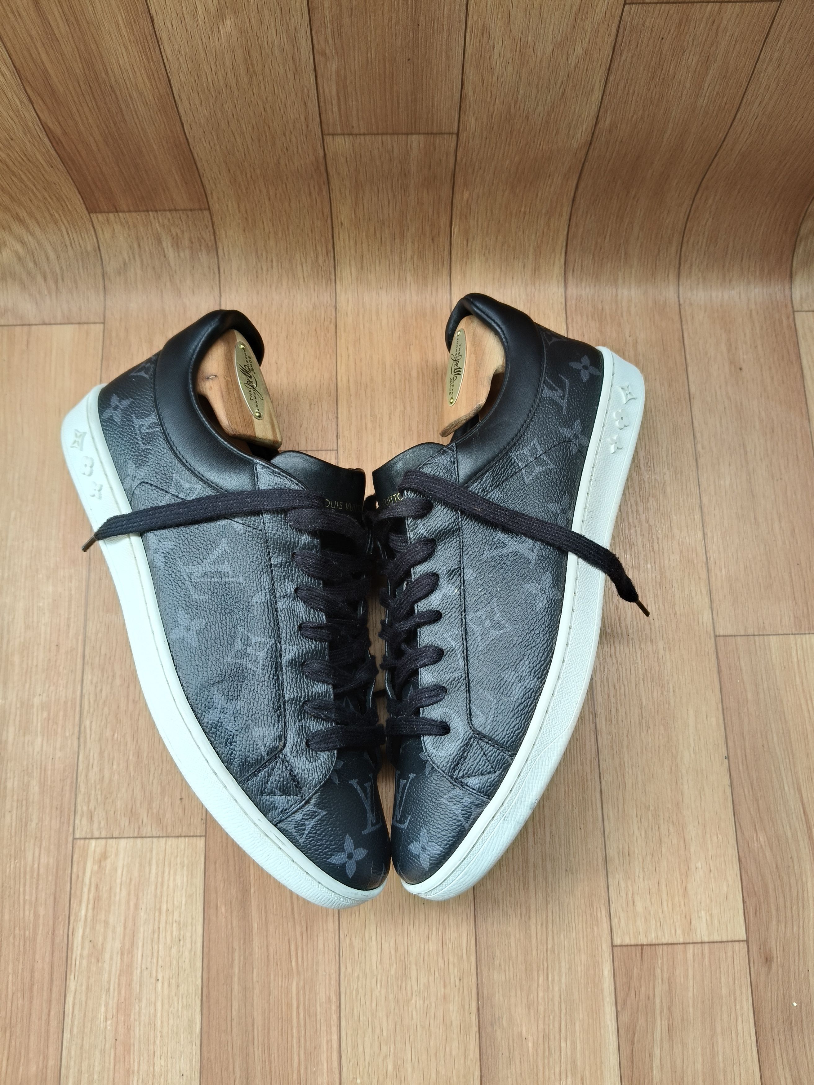 Louis Vuitton 🔵 Louis Vuitton Luxembourg monogram low top sneakers Size US 7.5 / EU 40-41 - 6 Thumbnail