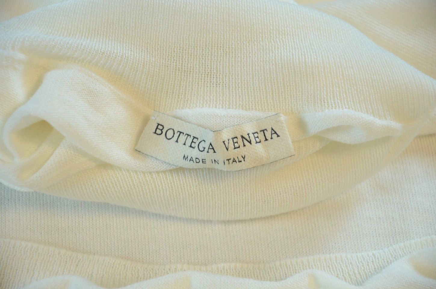 Bottega Veneta BV turtleneck sweater white long 52 Size US L / EU 52-54 / 3 - 6 Thumbnail
