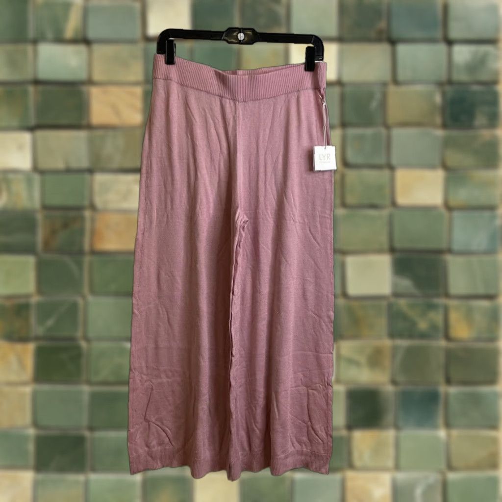 SPLENDID Sweatpants Women's Size S Petal Lightweight LoopKnit LYR Sweaterpants Pink