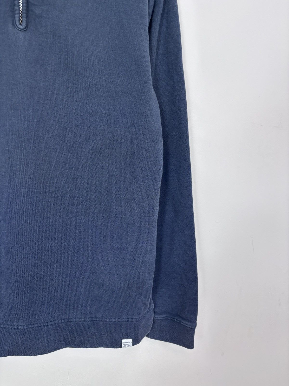 Norse Projects Norse Projects Men’s Magne Half Zip Compact Navy Sweatshirt Size US M / EU 48-50 / 2 - 6 Thumbnail