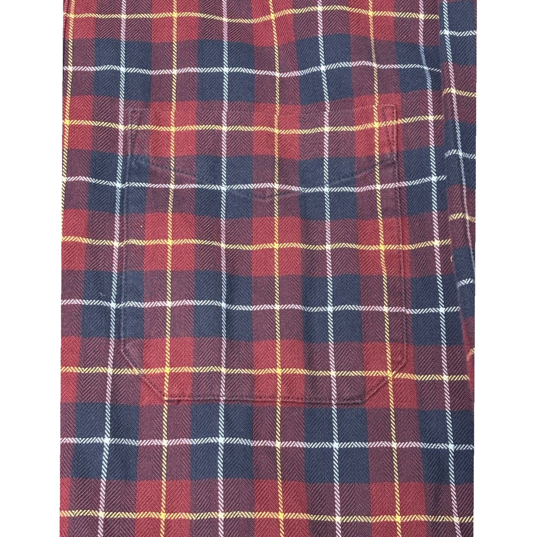 Vintage L.L.Bean Mens Plaid Shirt Long Sleeve Button Down M-REG Red Navy Yellow Cotton Size US M / EU 48-50 / 2 - 2 Thumbnail