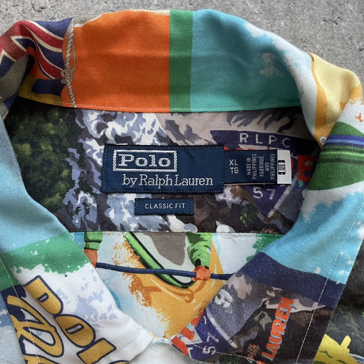 Polo Ralph Lauren Polo Ralph Lauren Classic Fit Colorado Kajak Shirt Size US XL / EU 56 / 4 - 5 Thumbnail