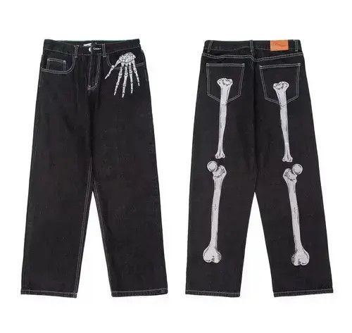 Jean hiphop pattern skate jeans Size US 34 / EU 50 - 2 Thumbnail