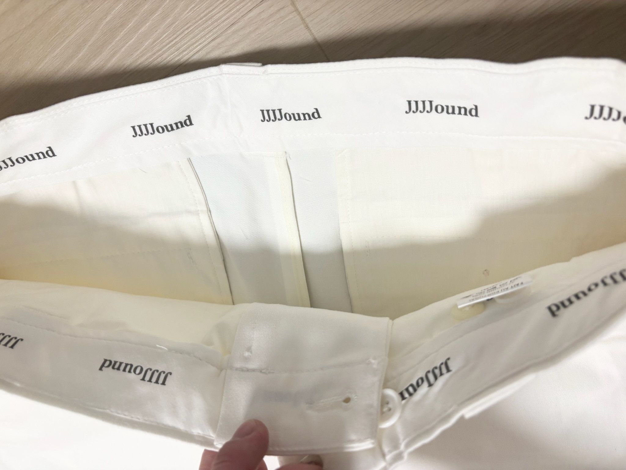 JJJJound JJJJound Chino pants cream white size 33 Size US 33 - 4 Thumbnail