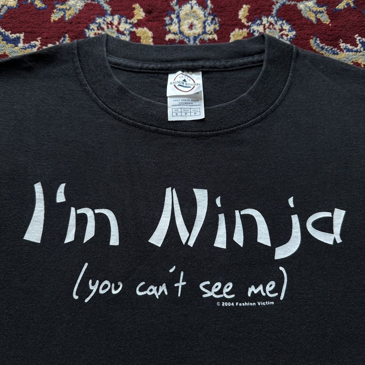 Fashion Victim Vintage Fashion Victim Im Ninja You cant see me 2004 00s tee Size US S / EU 44-46 / 1 - 1 Thumbnail