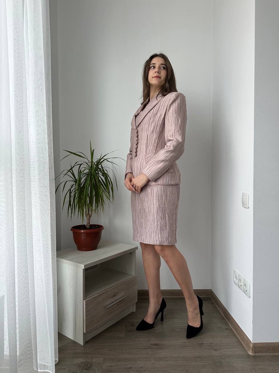 Japanese Brand × Vintage Vintage Isabelle Allard Linen Dress and Blazer Suit Size M / US 6-8 / IT 42-44 - 6 Thumbnail