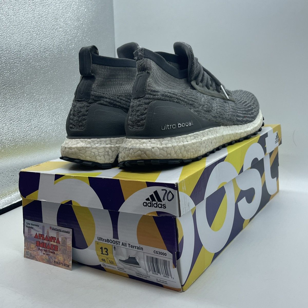 Adidas Ultraboost atr mid grey Size US 13 / EU 46 - 5 Thumbnail