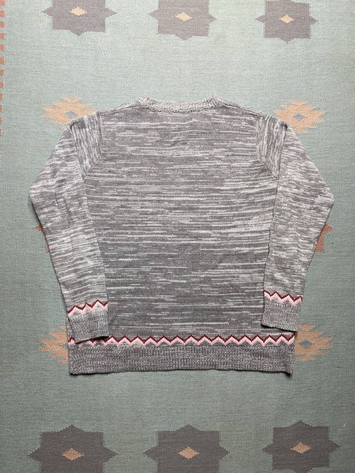 Vintage Canada weather gear knit sweater soft snowflake fair isle XL Size US XL / EU 56 / 4 - 6 Thumbnail