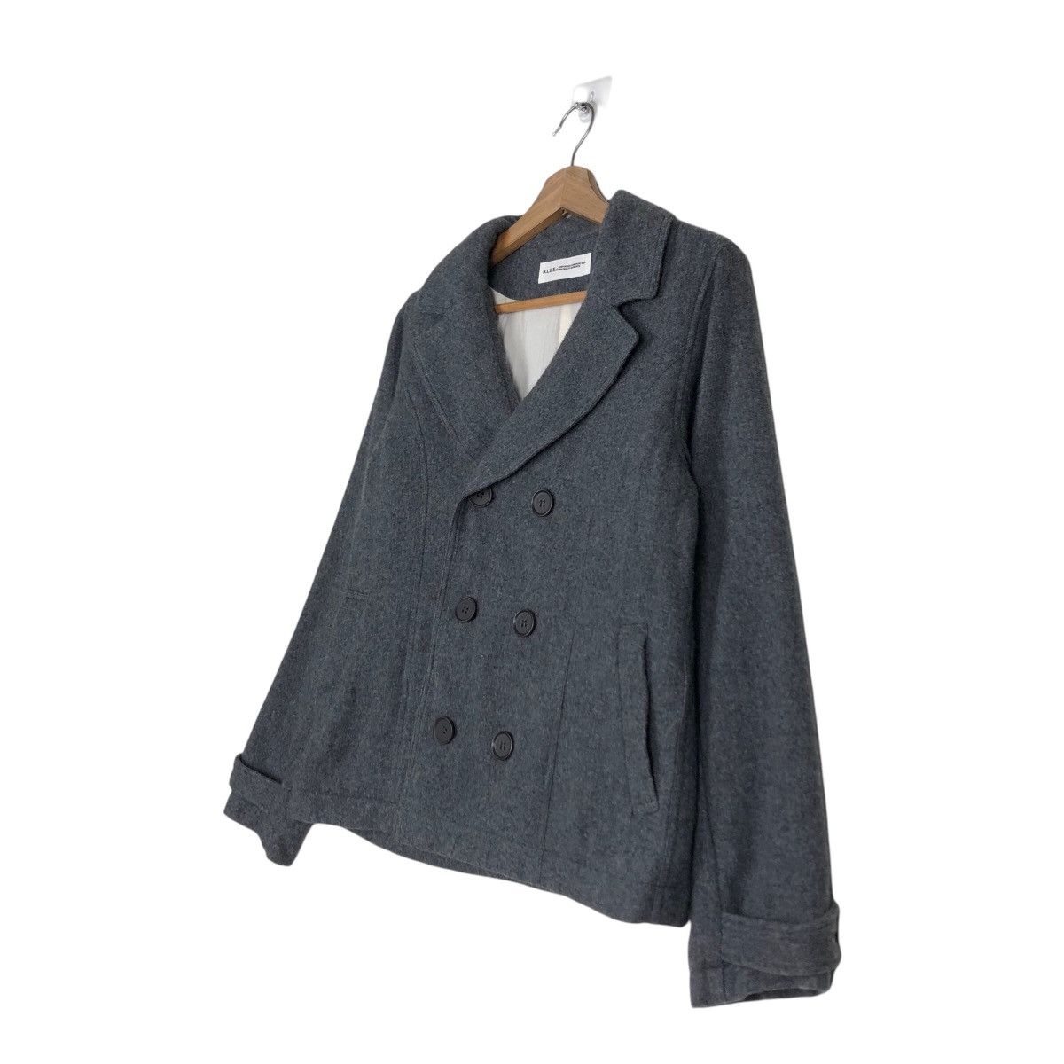 45rpm 🔥Cropped Wool Biker Jacket Double Breast Blue Blue Japan Size US M / EU 48-50 / 2 - 2 Thumbnail