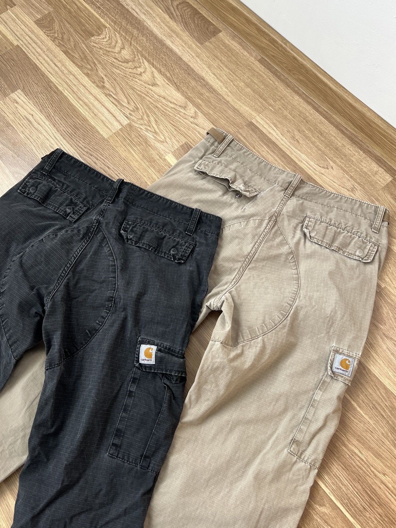 Carhartt Carhartt Aviation Beige Black Pants size 31x32 Size US 31 - 12 Thumbnail