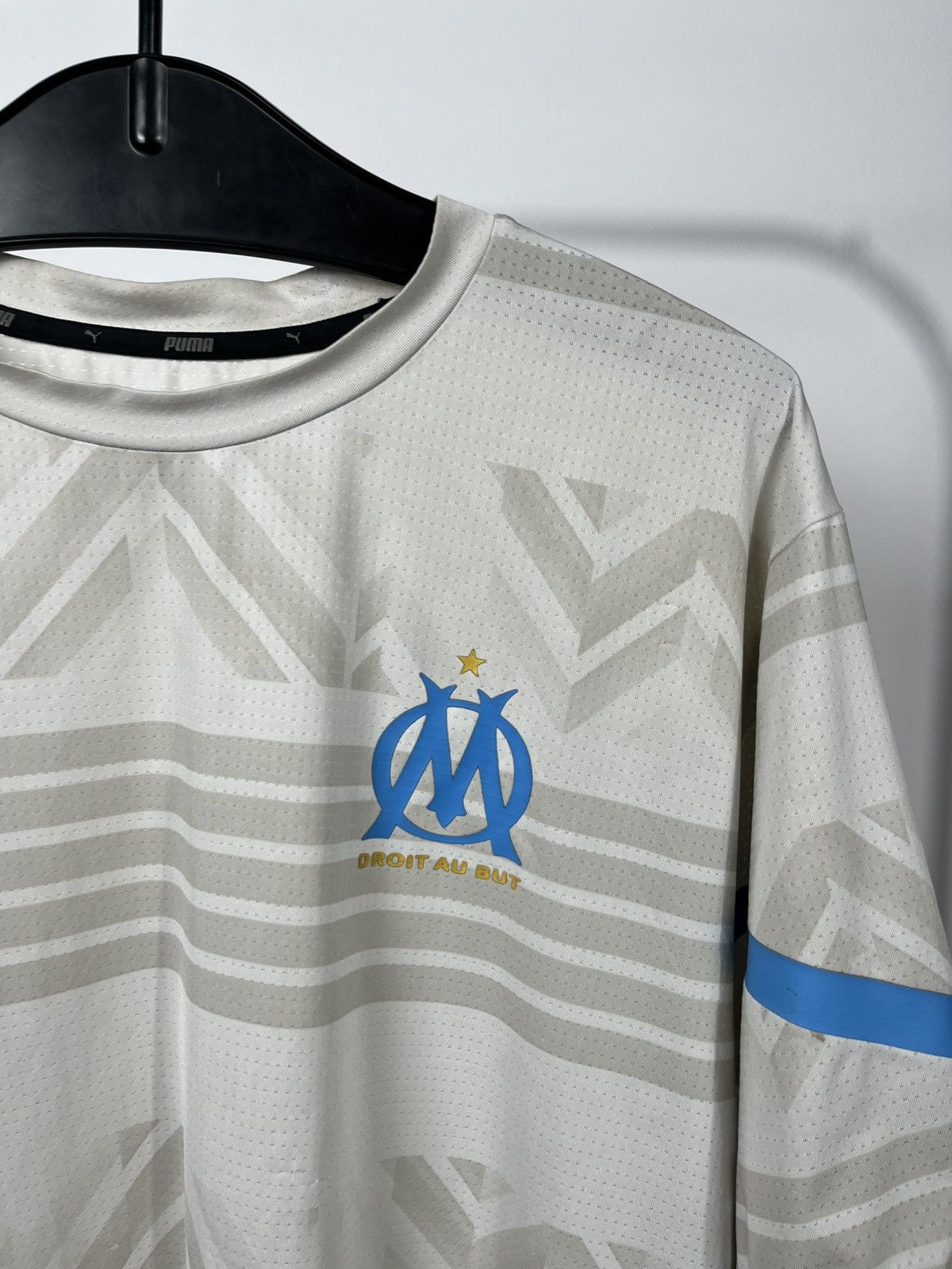Puma Puma Olympique Marseille DryCell Jersey Beige Blue Size L Size US L / EU 52-54 / 3 - 4 Thumbnail