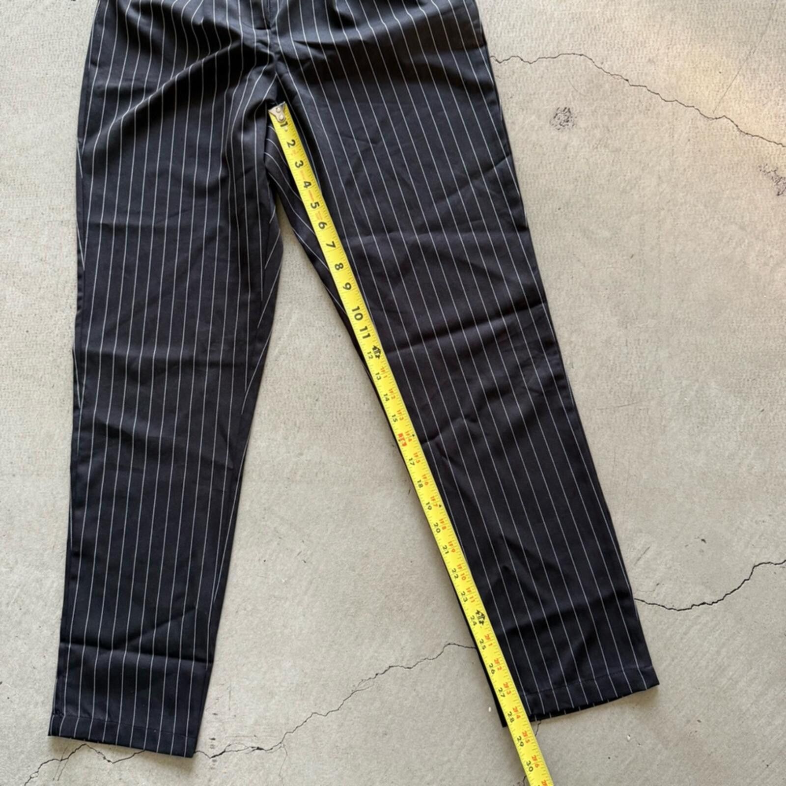 Other Nasty Gal / Pinstripe Smart High Waisted Pants / black Size 26" / US 2 / IT 38 - 5 Thumbnail