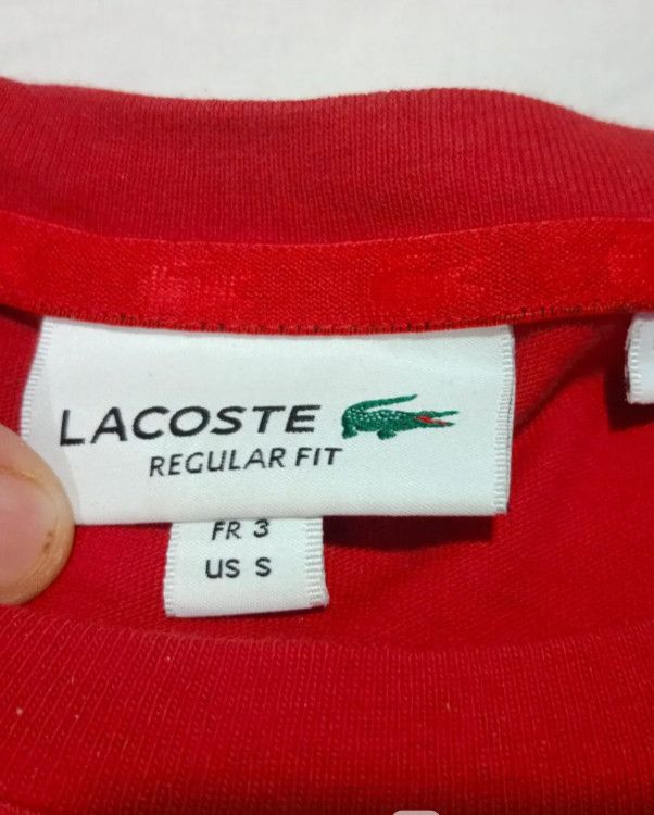 Lacoste LACOSTE ORIGINAL MEN T SHIRT Size US S / EU 44-46 / 1 - 3 Thumbnail