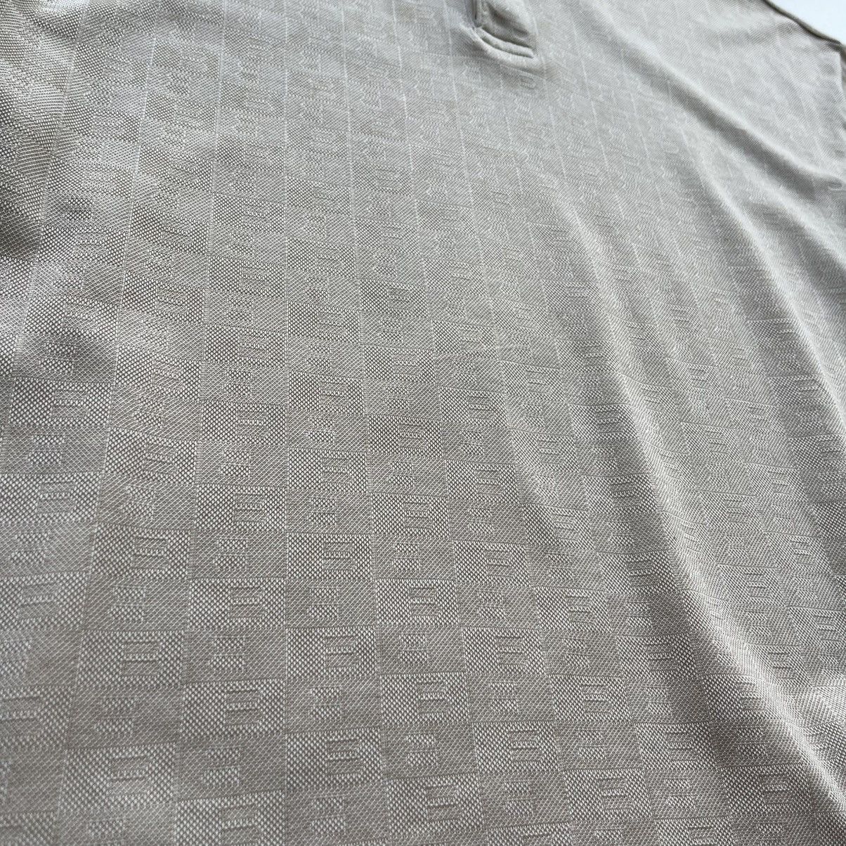 Bally × Vintage Bally Monogram Pure Cotton Polo Long Sleeve Vintage Beige Size US L / EU 52-54 / 3 - 7 Thumbnail