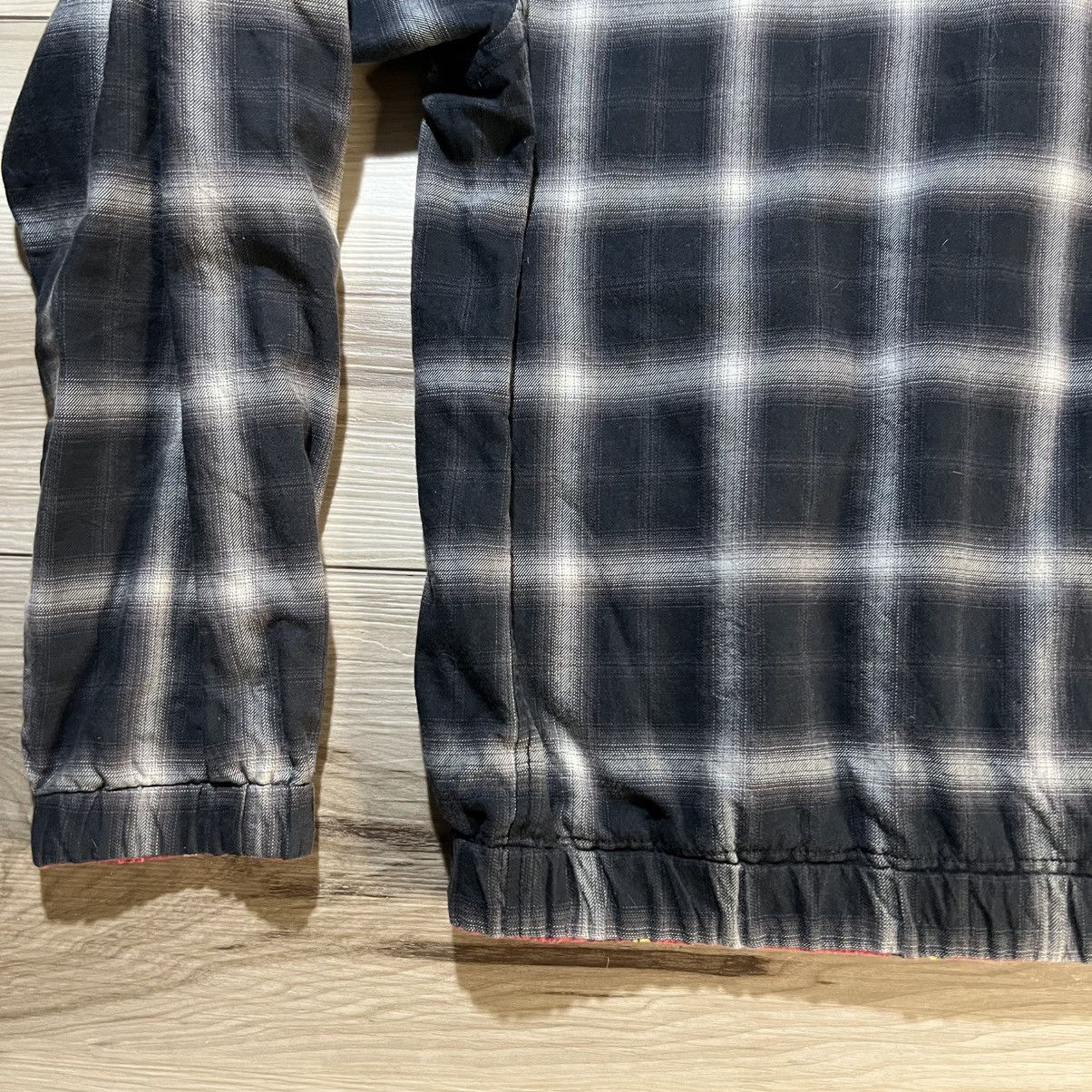Sasquatchfabrix Sasquatchfabrix AW05 3D Rope Check Reversible Hoodie Size US M / EU 48-50 / 2 - 22 Thumbnail