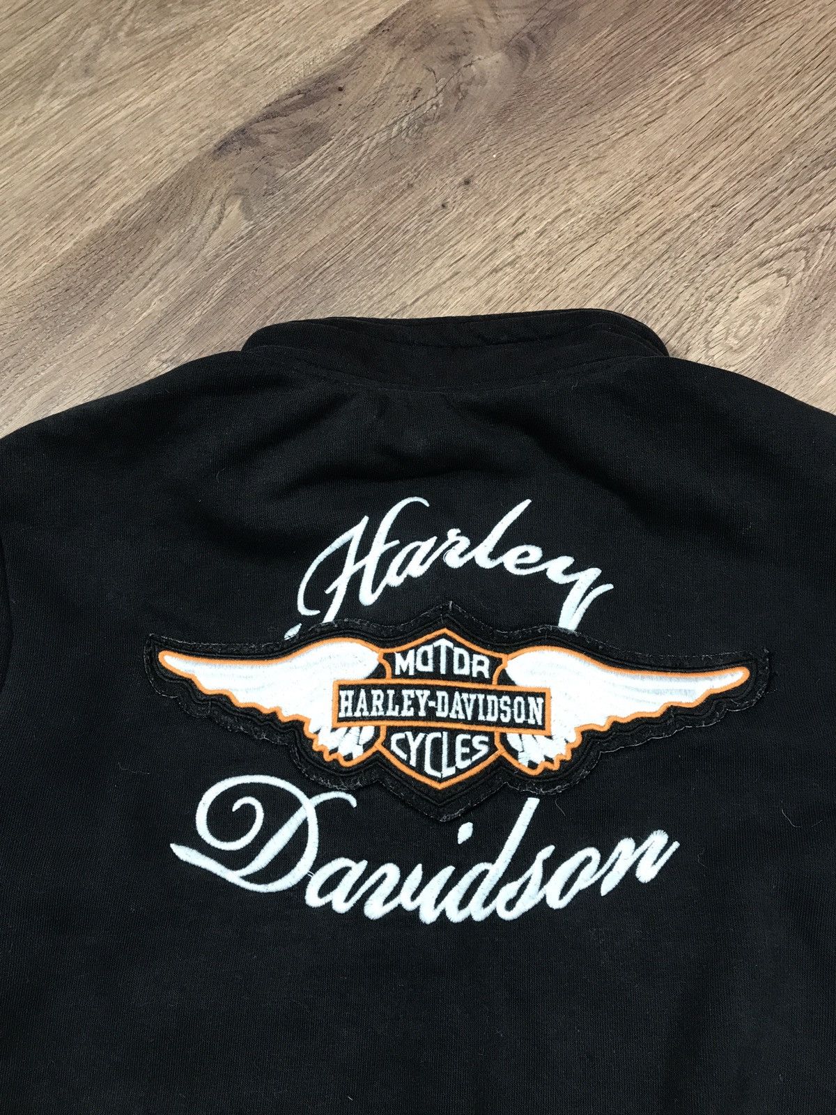 Vintage Vintage Harley Davidson Full Zip Up Hoodie Size US L / EU 52-54 / 3 - 8 Thumbnail
