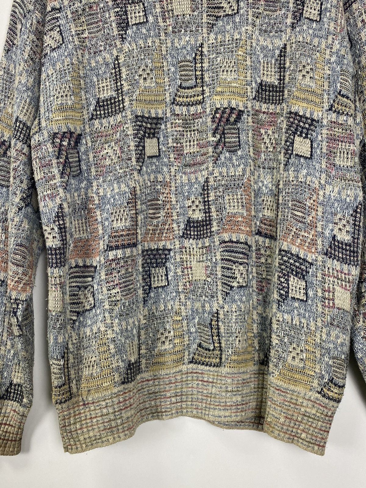 Japanese Brand Vintage Bel Bello Farsi Knit Sweater Size L / US 10 / IT 46 - 6 Thumbnail