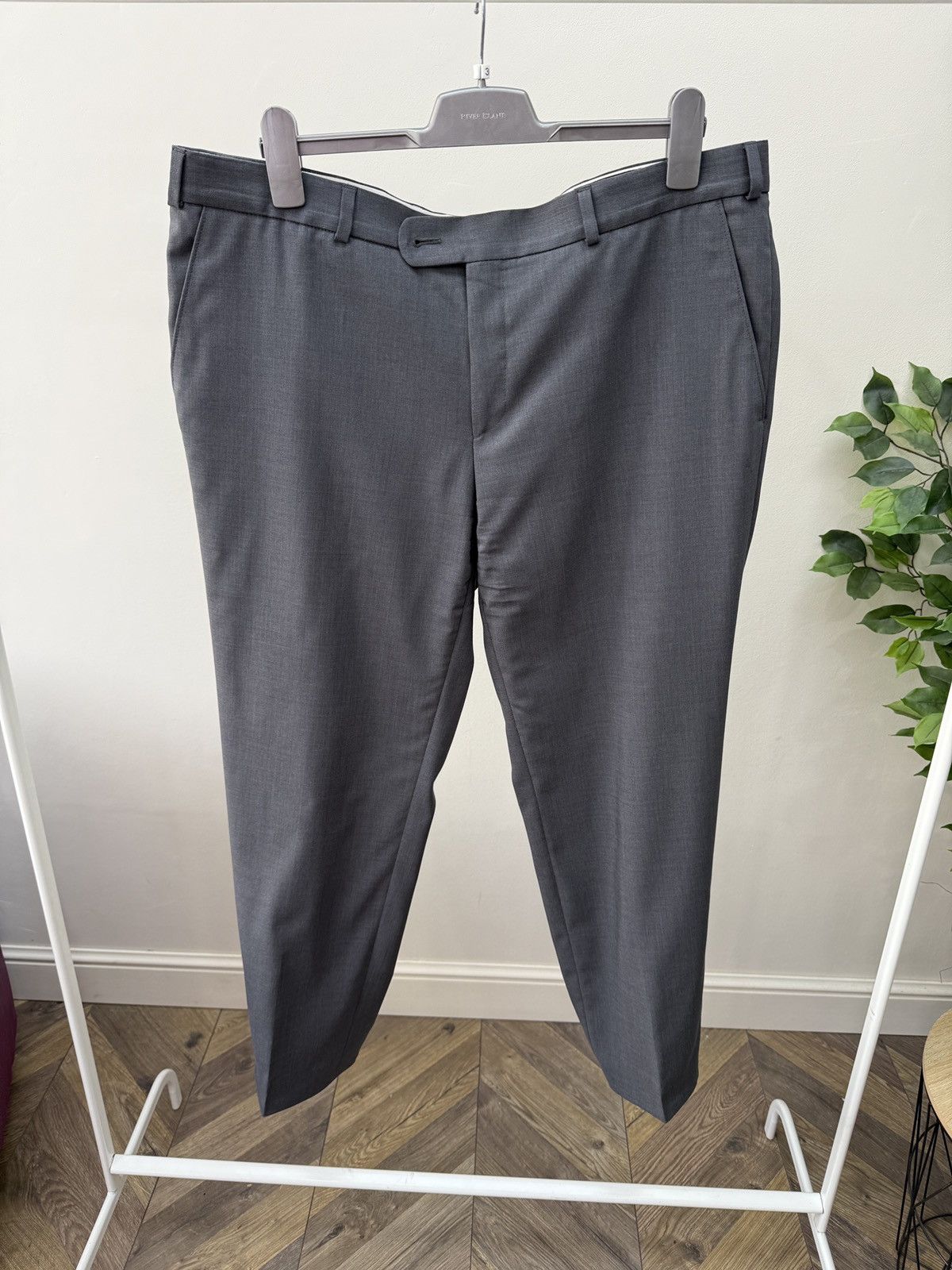 Other Vintage Dolzer Bespoke Zignone Super 100’s Wool Suit Grey Size 50R - 9 Thumbnail