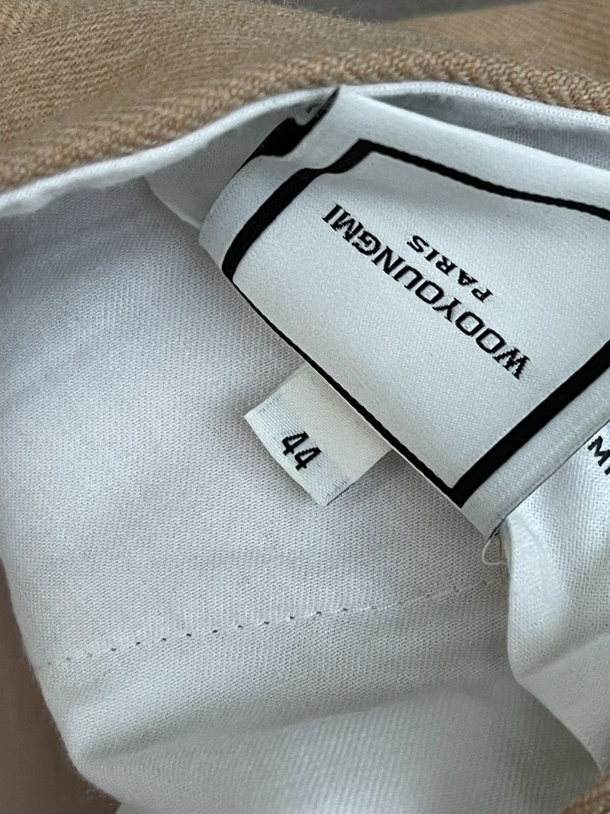 Wooyoungmi !DS! AW22 Wooyoungmi Beige Casual Wool Pants Size US 28 / EU 44 - 18 Thumbnail